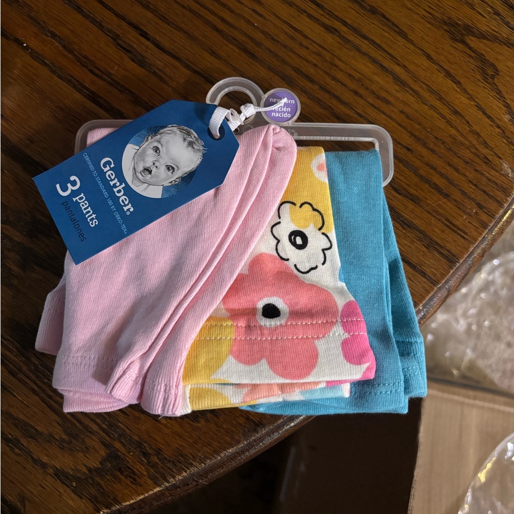 Gerber Pink, Blue, and Floral Kids' Underwear Set